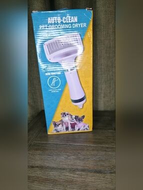 Auto-Clean Pet Grooming Dryer - White